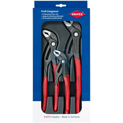KNIPEX Sada kleští Cobra 180, 250, 300 mm KNIPEX Sada kleští Cobra 180, 250, 300 mm