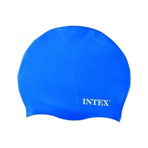 INTEX Koupací čepice silikonová, modrá 00830016 INTEX Koupací čepice silikonová, modrá 00830016