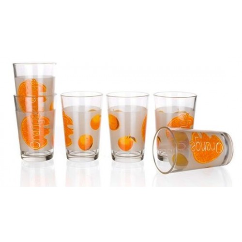 BANQUET ORANGE Sada sklenic 230 ml, 6 ks, 04240105 BANQUET ORANGE Sada sklenic 230 ml, 6 ks, 04240105