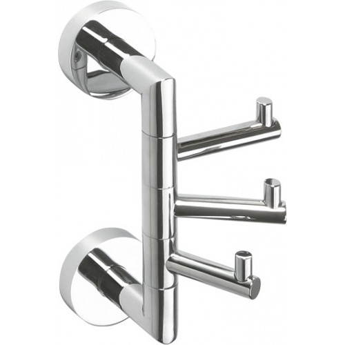 SAPHO OMEGA 104206072 trojháček otočný, chrom SAPHO OMEGA 104206072 trojháček otočný, chrom