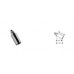 Hansgrohe AXOR STARCK Prodloužení výtoku 20 mm, chrom 10983000