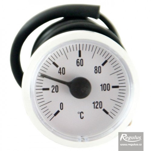 REGULUS 113.10126.00A Teploměr TG 0-120°C průměr 42 mm kapilára 1 m bílý 1148 REGULUS 113.10126.00A Teploměr TG 0-120°C průměr 42 mm kapilára 1 m bílý 1148