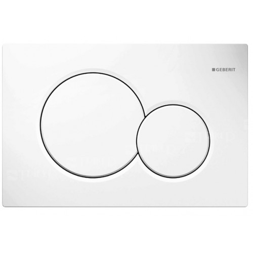 Geberit Sigma01 Ovládací tlačítko, pro 2 množství splachování, Alpská bílá 115.770.11.5 Geberit Sigma01 Ovládací tlačítko, pro 2 množství splachování, Alpská bílá 115.770.11.5