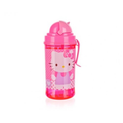 BANQUET Láhev s brčkem 350ml, Hello Kitty 1222HK37322