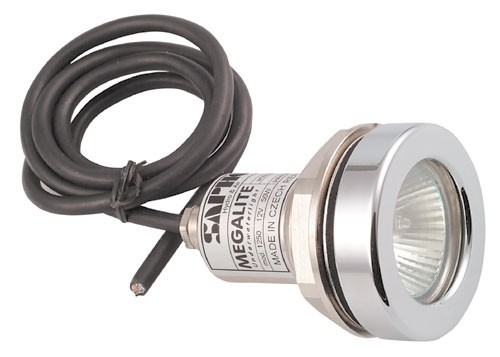 Halogenová lampa 12V/50W, chrom POLYSAN Halogenová lampa 12V/50W, chrom POLYSAN