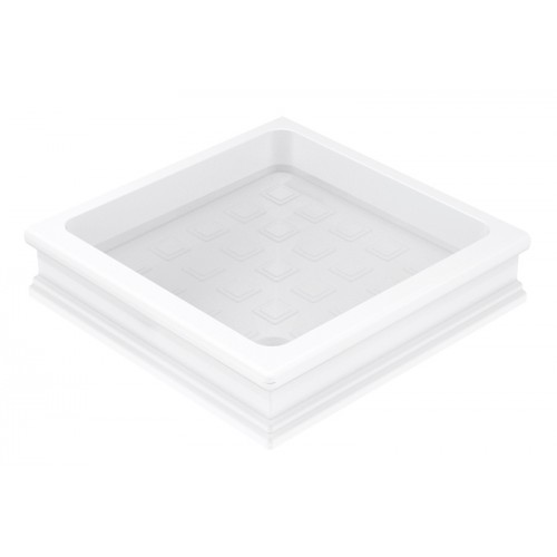 SAPHO RETRO 133801 keramická sprchová vanička, čtverec 90x90x20cm
