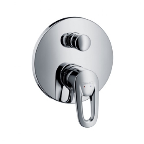 Hansgrohe METROPOL E Páková vanová baterie pod omítku, chrom 14475000 Hansgrohe METROPOL E Páková vanová baterie pod omítku, chrom 14475000