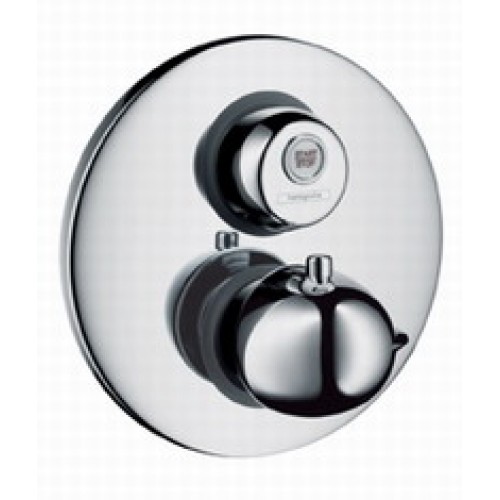 Hansgrohe Ecostat strat/stop Sprchový termostat pod omítku, chrom 15740000 Hansgrohe Ecostat strat/stop Sprchový termostat pod omítku, chrom 15740000