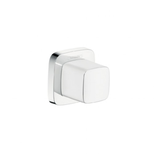 Hansgrohe PURAVIDA Uzavírací ventil pod omítku, bílá/ chrom 15978400 Hansgrohe PURAVIDA Uzavírací ventil pod omítku, bílá/ chrom 15978400
