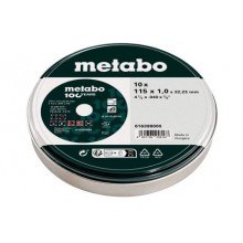Metabo 10 řezných kotoučů - SP 115x1,0x22,23 Inox, 100 let 616398000