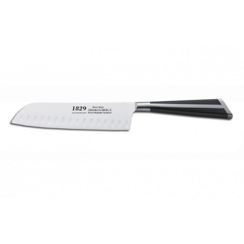 ALUZZI Nůž santoku 17,5 cm BLACK MAGIC 1829-027582