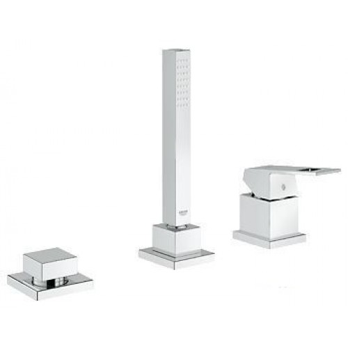 GROHE Eurocube - Vanová 3-otvorová kombinace, chrom 19966000 GROHE Eurocube - Vanová 3-otvorová kombinace, chrom 19966000