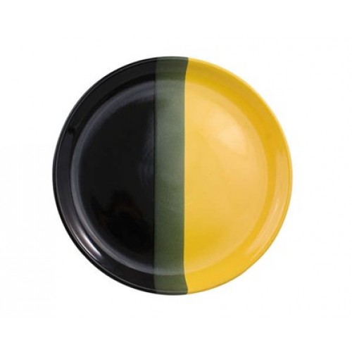 VETRO-PLUS Pizza talíř černo/žlutý 30,8cm 202949BY VETRO-PLUS Pizza talíř černo/žlutý 30,8cm 202949BY