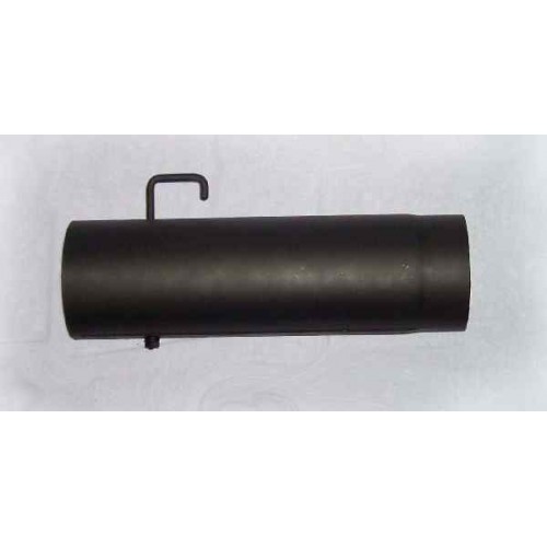 Trubka kouřovodu s klapkou 150mm/1000mm (2) černá Trubka kouřovodu s klapkou 150mm/1000mm (2) černá