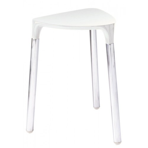 SAPHO YANNIS 217202 koupelnová stolička 37x43,5x32,3 cm, bílá