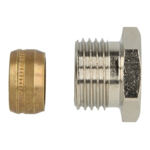 HEIMEIER svěrné šroubení 15x1/2", 2201-15.351 HEIMEIER svěrné šroubení 15x1/2", 2201-15.351