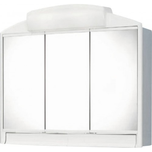 AQUALINE RANO galerka 59x51x16cm, 2x12W, bílá plast 541302