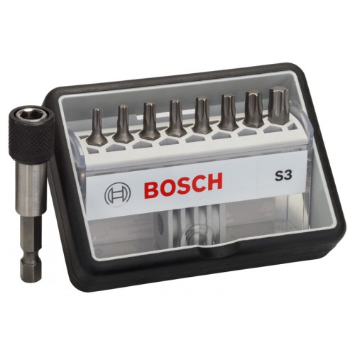 BOSCH (8+1)dílná sada šroubovacích bitů Robust Line, S Extra-Hart 25 mm 2607002562 BOSCH (8+1)dílná sada šroubovacích bitů Robust Line, S Extra-Hart 25 mm 2607002562