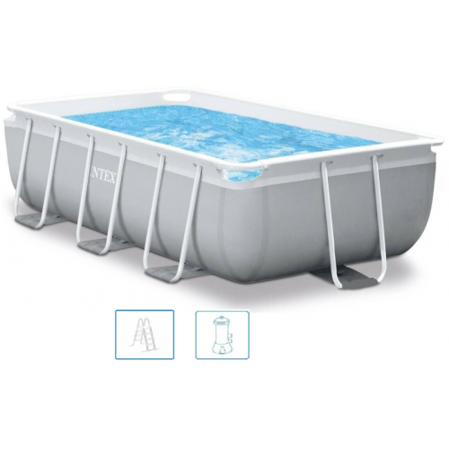 INTEX Prism Frame Rectangular Pools Bazén 300 x175 x 80 cm s filtrací 26784GN INTEX Prism Frame Rectangular Pools Bazén 300 x175 x 80 cm s filtrací 26784GN