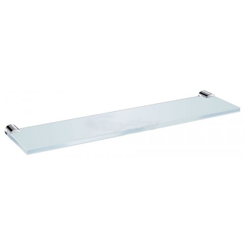 Jika BASIC skleněná polička 40cm, včetně držáků, chrom H3853A10040001 Jika BASIC skleněná polička 40cm, včetně držáků, chrom H3853A10040001