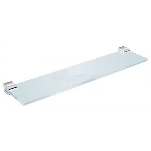 Jika PURE Skleněná polička 40cm, chrom H3853B10040001 Jika PURE Skleněná polička 40cm, chrom H3853B10040001