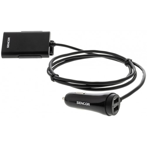 SENCOR SCH 360 Autonabíječka 4xUSB/9,6A 30017091 SENCOR SCH 360 Autonabíječka 4xUSB/9,6A 30017091
