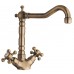 SAPHO ANTEA stojánková dřezová baterie, bronz 3126