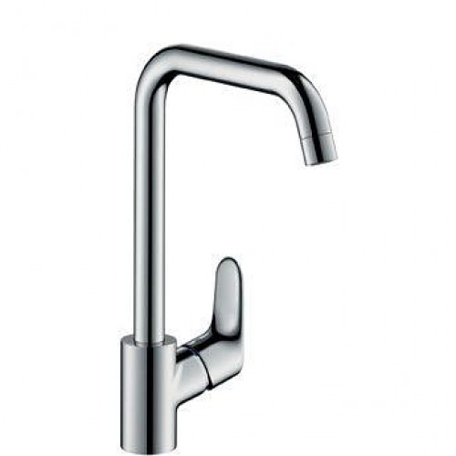 Hansgrohe Focus E2 - Páková dřezová baterie, vzhled nerezu 31820800 Hansgrohe Focus E2 - Páková dřezová baterie, vzhled nerezu 31820800