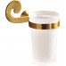 SAPHO SISSI 331044 držák na kartáčky, bronz/sklo satin