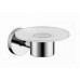 Hansgrohe LOGIS E/S Miska na mýdlo, skleněná, kartáčovaný nikl 40515820