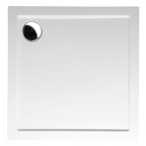 POLYSAN AURA vanička z litého mramoru, čtverec 90x90x4cm
