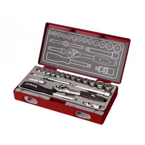 FORTUM klíče nástrčné MULTILOCK, sada 19ks 1/4" 4700031 FORTUM klíče nástrčné MULTILOCK, sada 19ks 1/4" 4700031