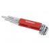 FORTUM L-klíč, sada 9ks, TORX vrtané prodloužené 4710202