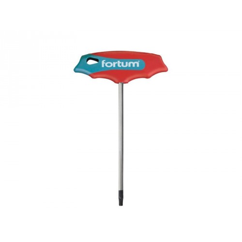 FORTUM T-klíč TORX, T10, L 100mm, 61CrV5 4710210 FORTUM T-klíč TORX, T10, L 100mm, 61CrV5 4710210