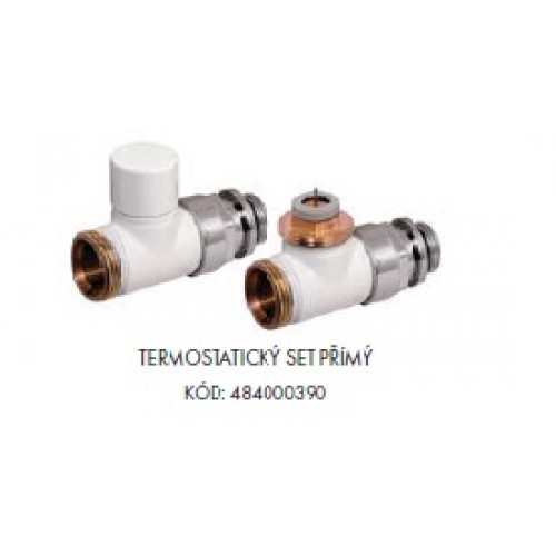 ISAN termostatický set přímý - bílá 484000390 ISAN termostatický set přímý - bílá 484000390