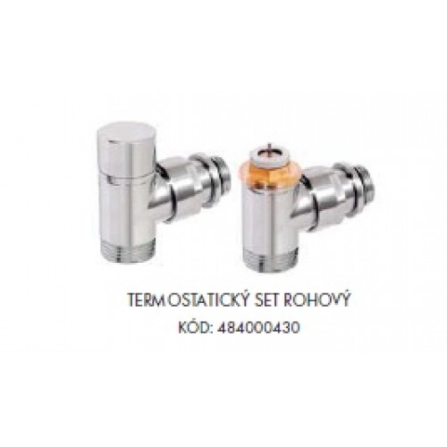 ISAN termostatický set rohový - chrom 484000430 ISAN termostatický set rohový - chrom 484000430