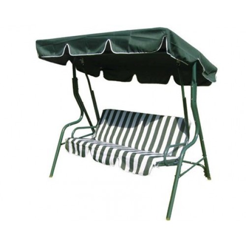 HAPPY GREEN Zahradní houpačka STRIPY II zelená HAPPY GREEN Zahradní houpačka STRIPY II zelená