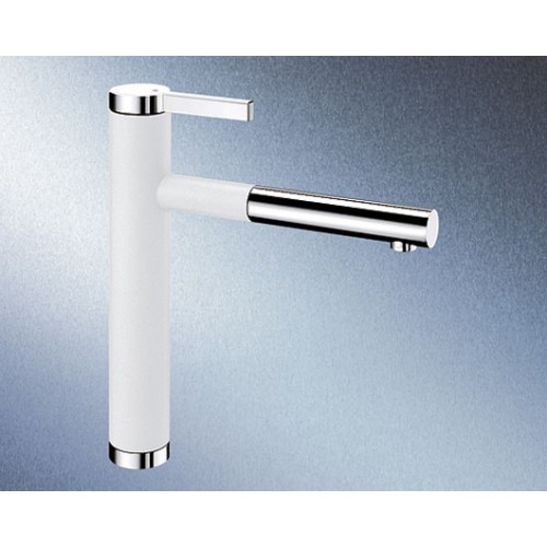 BLANCO Linee-S dřezová baterie se sprchou, bílá 518441 BLANCO Linee-S dřezová baterie se sprchou, bílá 518441