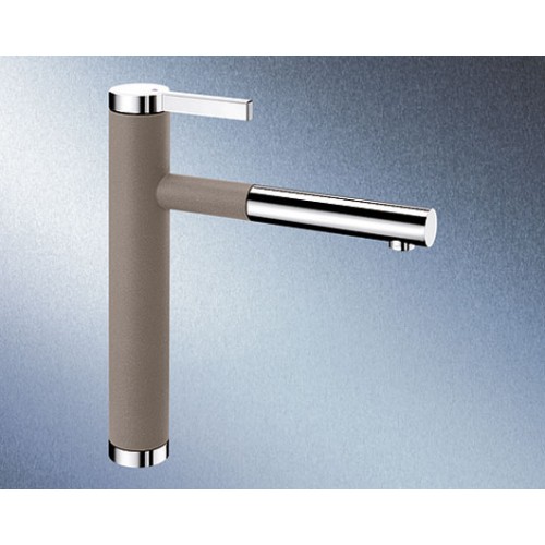 BLANCO Linee-S dřezová baterie se sprchou, tartufo 518446 BLANCO Linee-S dřezová baterie se sprchou, tartufo 518446