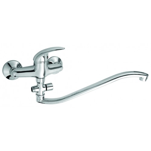 NOVASERVIS METALIA paneláková nástěnná vanová baterie 150mm chrom-plná 55032,0 NOVASERVIS METALIA paneláková nástěnná vanová baterie 150mm chrom-plná 55032,0