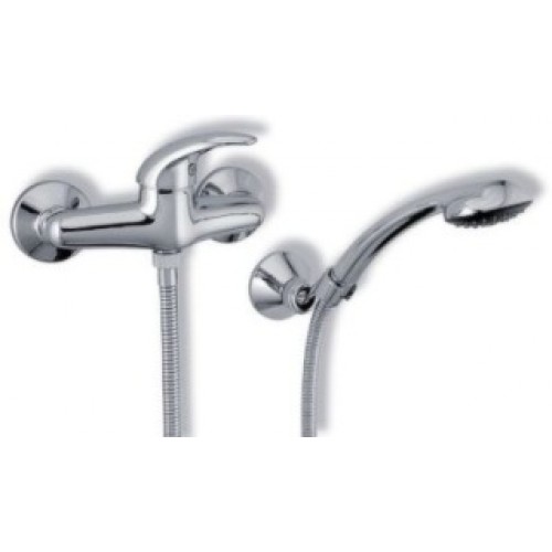 NOVASERVIS METALIA sprchová nástěnná baterie chrom/modrá 55260,0
