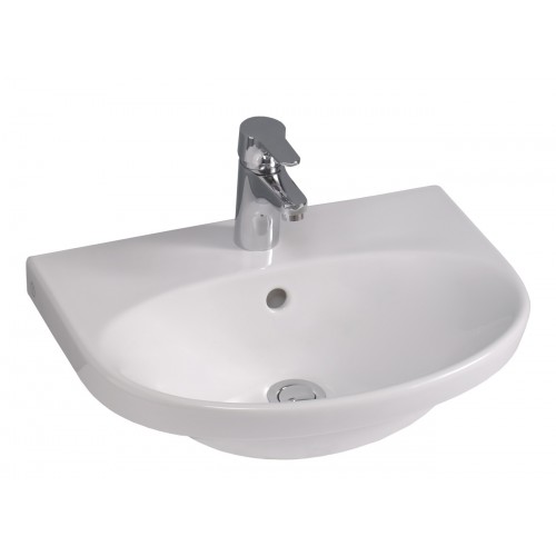 Gustavsberg NAUTIC 50 umyvadlo, bílá 50x38 55509901 Gustavsberg NAUTIC 50 umyvadlo, bílá 50x38 55509901