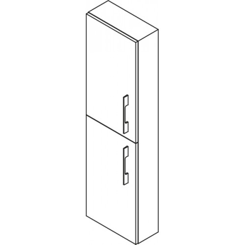 SAPHO MARIOKA 59130L skříňka vysoká 40x140x18cm, levá, černá SAPHO MARIOKA 59130L skříňka vysoká 40x140x18cm, levá, černá