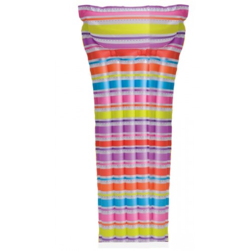 INTEX Nafukovací matrace action 183 x 69 cm pruhy 59711EU INTEX Nafukovací matrace action 183 x 69 cm pruhy 59711EU