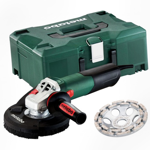 METABO WE 15-125 HD Set GED Metaloc Úhlová bruska 600465510 METABO WE 15-125 HD Set GED Metaloc Úhlová bruska 600465510