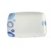 BANQUET Ovál 30cm square BLUE BUBBLE 60147729B
