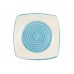 VETRO-PLUS Coloré desertní talíř square modrý 602102SQDPB-A