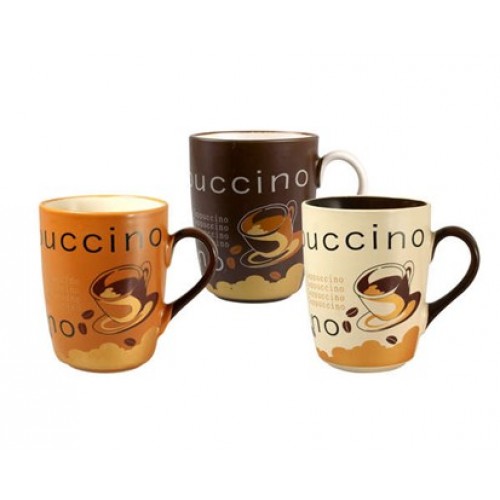 BANQUET hrnek Cappuccino 3 assorted 60KR100D2057