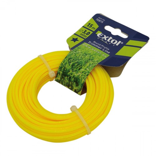 EXTOL CRAFT struna do sekačky, hvězdicový profil, 1,6mm, 15m 70812