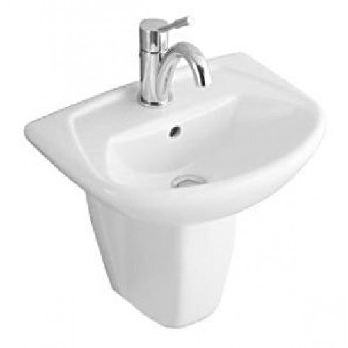 Villeroy & Boch Omnia classic Umývátko kompakt 445x320 mm,bez přepadu, bílá alpin Villeroy & Boch Omnia classic Umývátko kompakt 445x320 mm,bez přepadu, bílá alpin